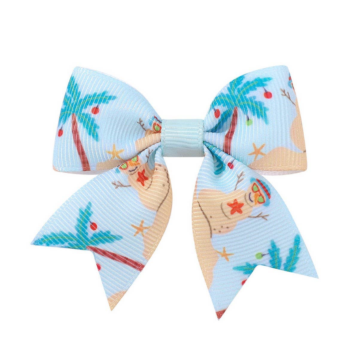 Girls¡¯ Xmas Hair Clip with Reindeer & Snow