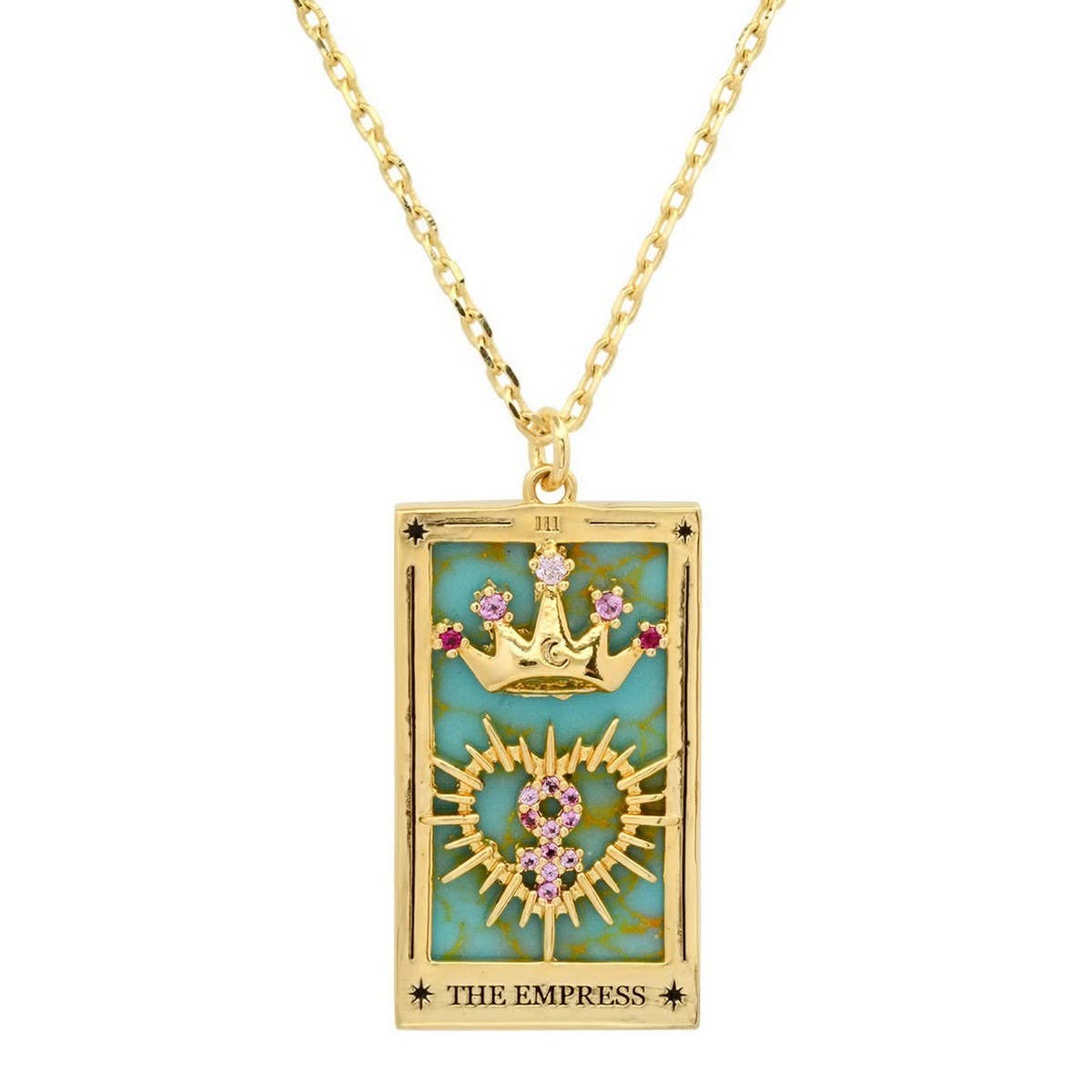 WOMEN'S PERSONALIZED VINTAGE TAROT NECKLACE