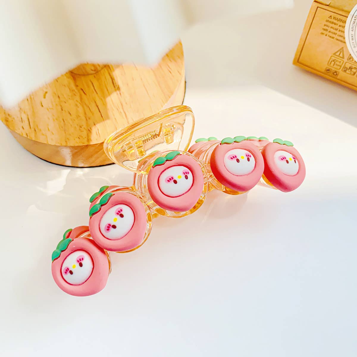 Macaron fresh fruit grab clips sweet hair clips