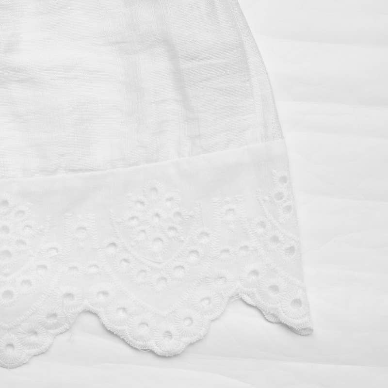 Lace patchwork hot girl strapless sleeved vest