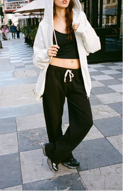 RETRO CASUAL SPORTS STRAIGHT LEG SPORTS PANTS