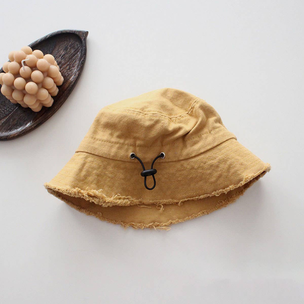 CHILDREN'S PERSONALIZED OLD FUR-EDGED BUCKET HAT_CWAH2866