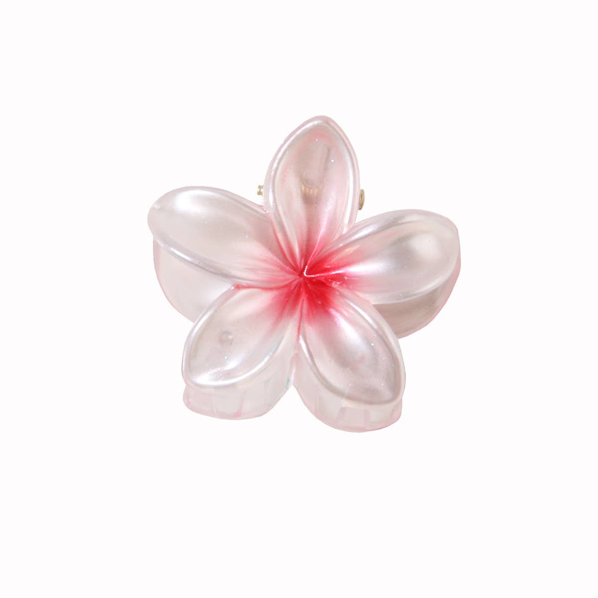 Candy Color Plumeria Hair Claw, Sweet Floral Clip_CWMM4985