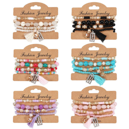 BOHEMIAN MULTI-LAYERED TASSEL CRYSTAL BRACELET_CWAJE2215