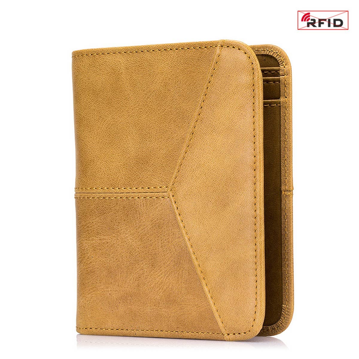 VINTAGE ANTI-THEFT MULTIFUNCTIONAL LEATHER WALLET_CWAB3821
