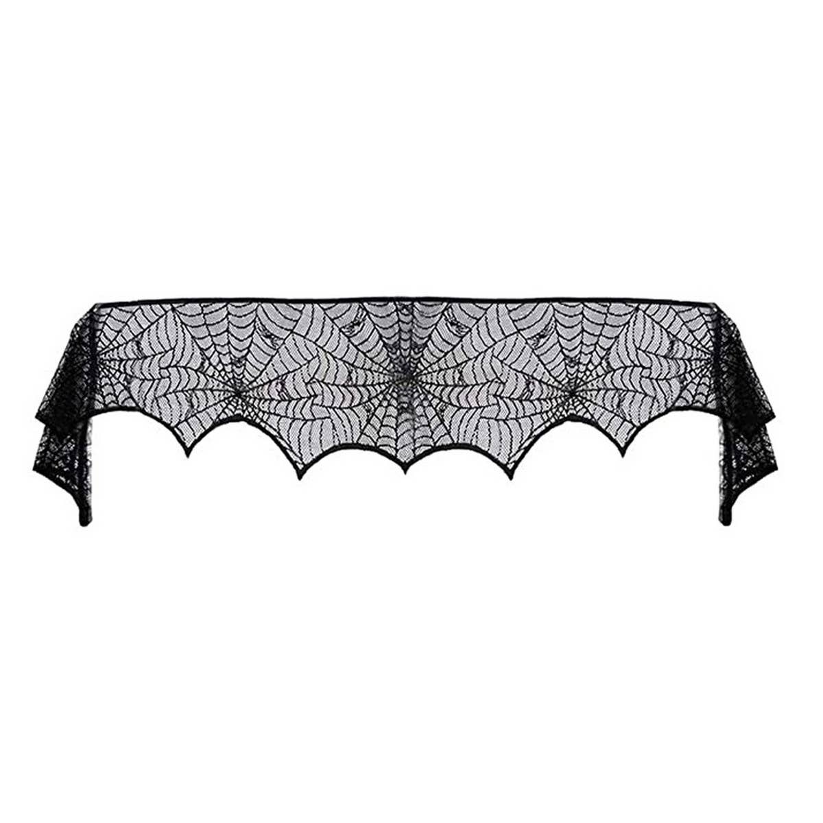 HALLOWEEN FIREPLACE CLOTH LACE DECORATION FABRIC