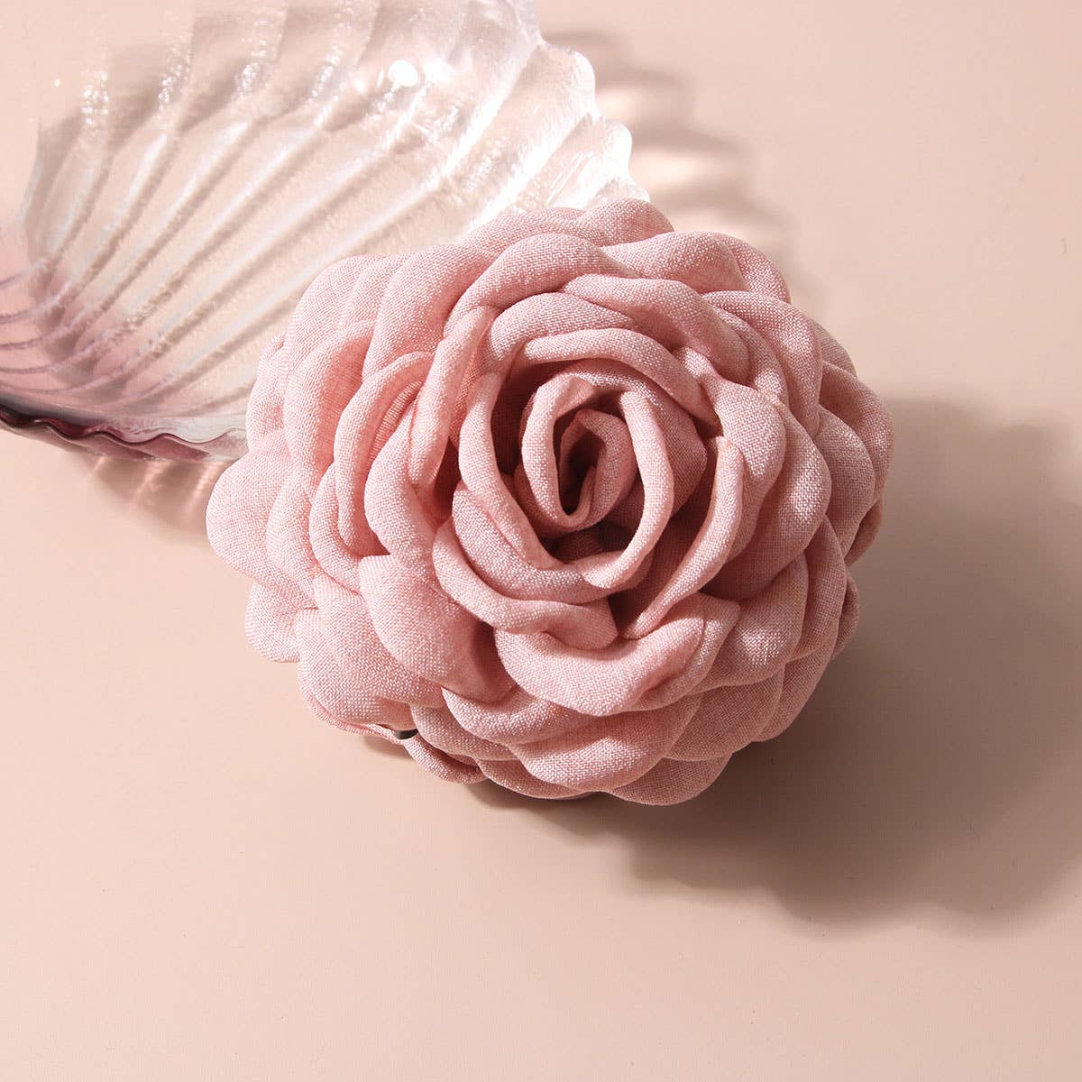 Large Rose Hair Claw - Elegant INS Style Clip_CWAHA1046