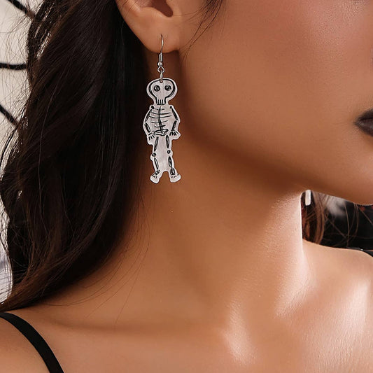 NEW DARK SWEET COOL WITCH GHOST EARRINGS