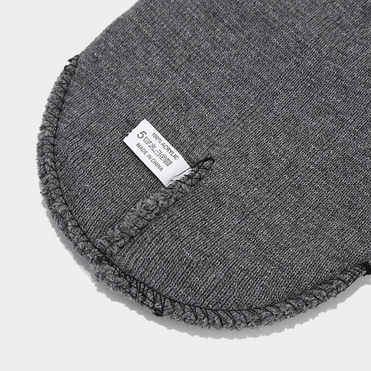 RED MAPLE LEAF EMBROIDERY KNITTED HAT HIP-HOP HAT_CWAH2083