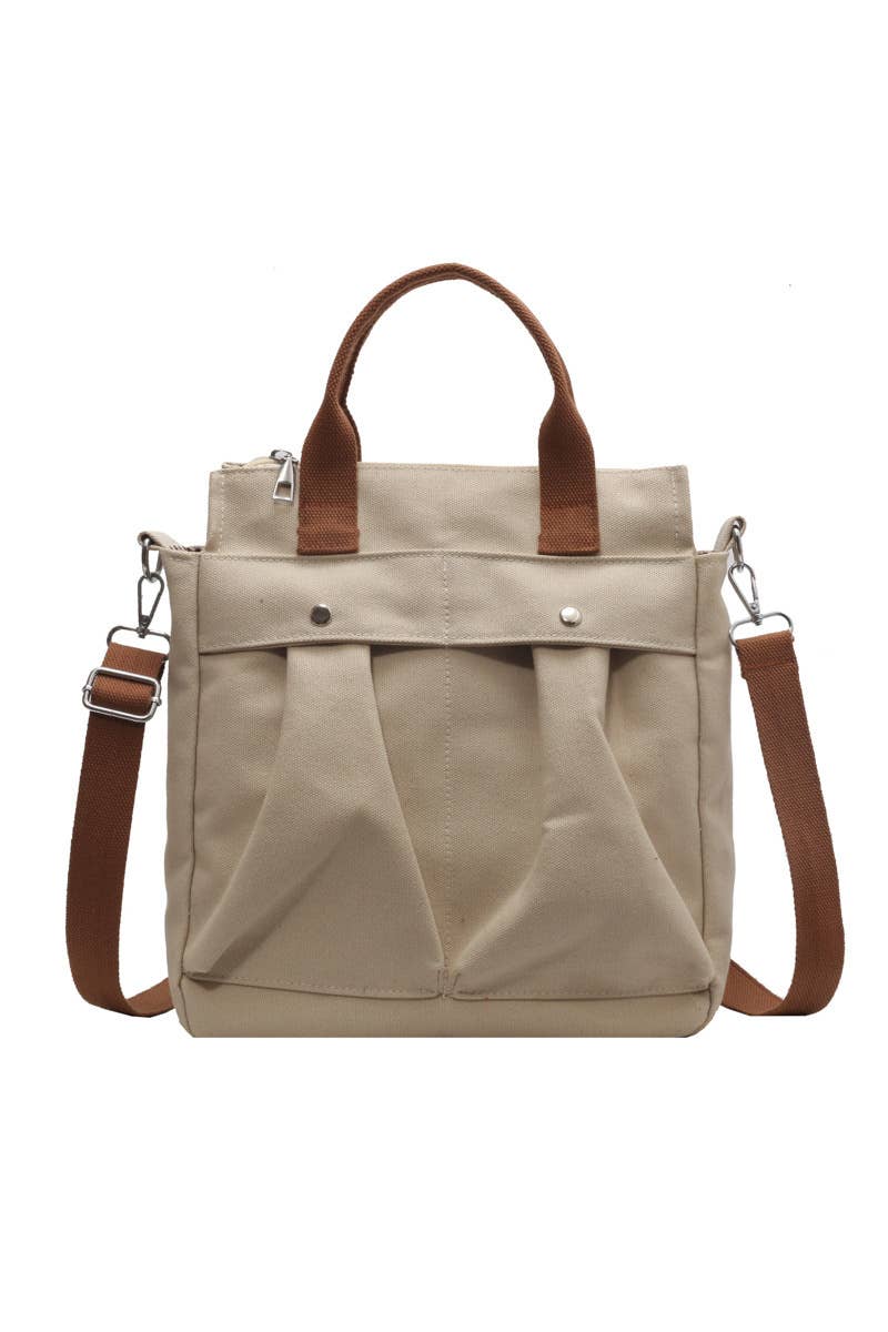 WRINKLED POCKET LARGE CANVAS MESSENGER BAG_CUAB0100