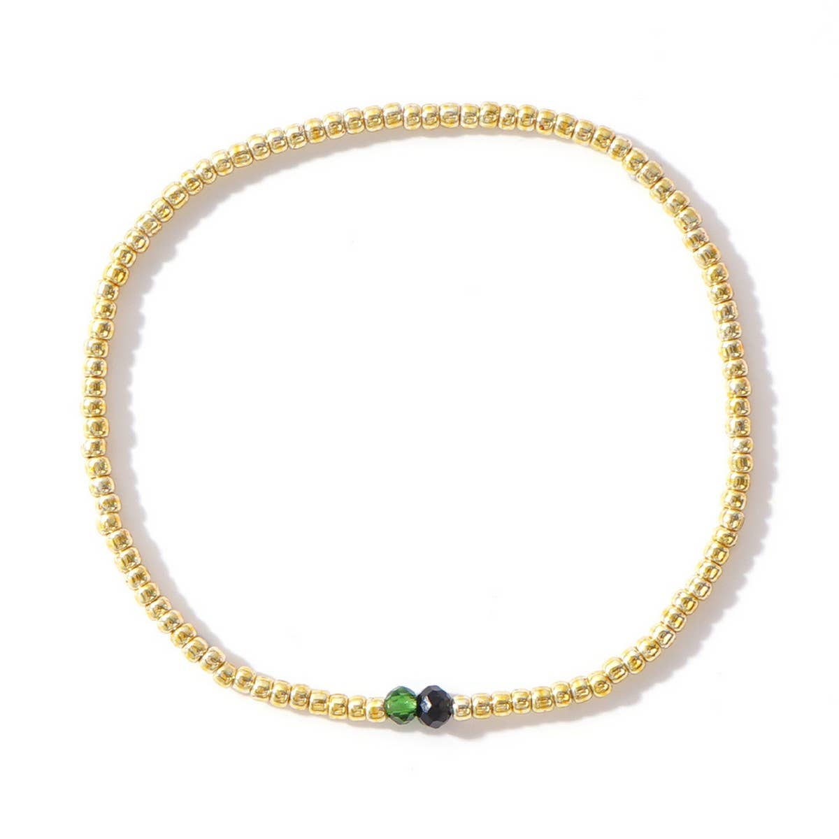 BOHEMIAN STACKED RICE BEAD BRACELET_CWMM3877