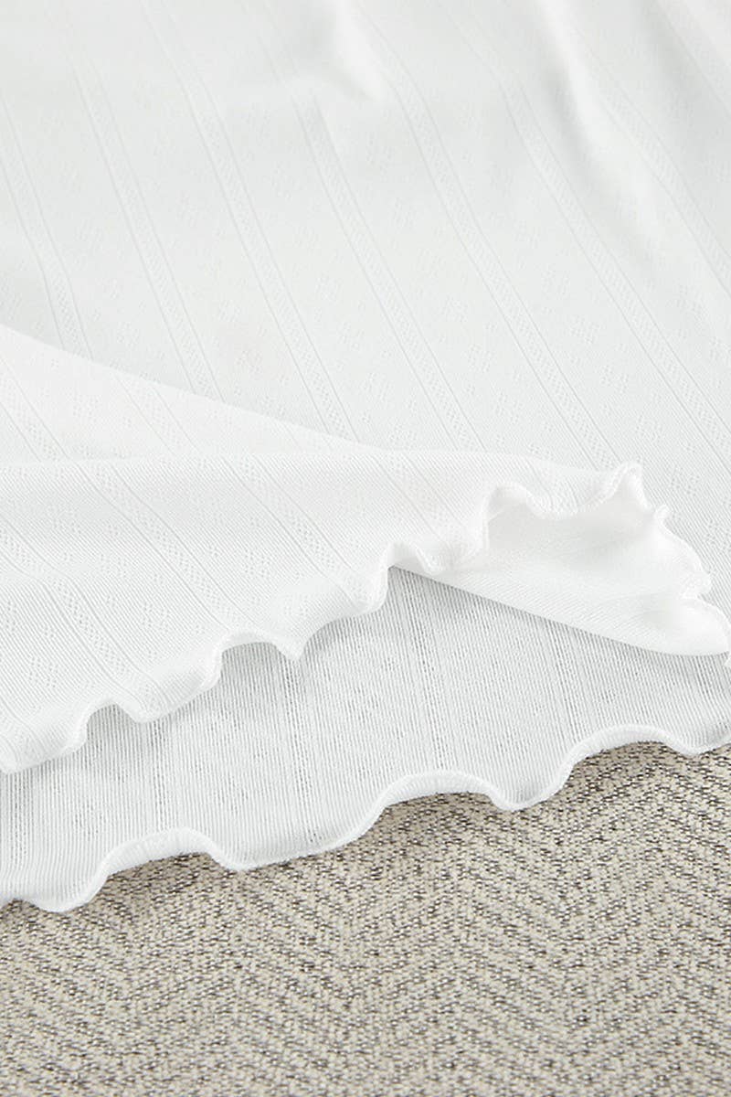 CWSPJ0407_JACQUARD BREATHABLE LONG-SLEEVED NIGHTDRESS