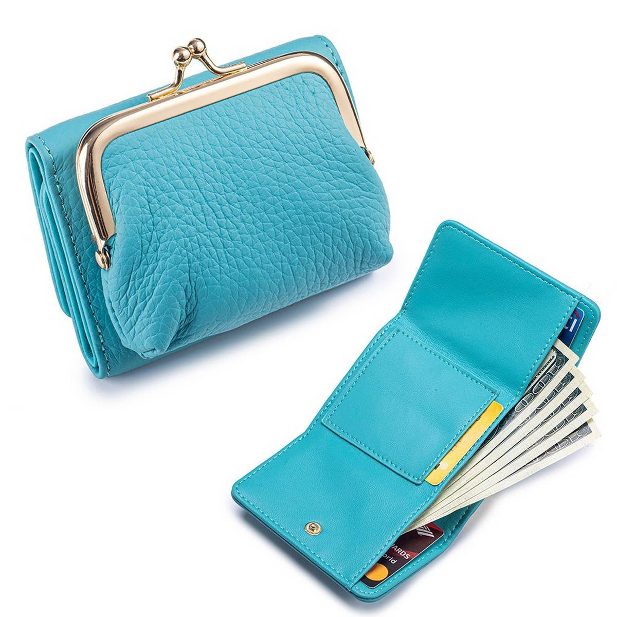 Mini Leather Tri-Fold Purse ? Large Capacity_CUAB00379
