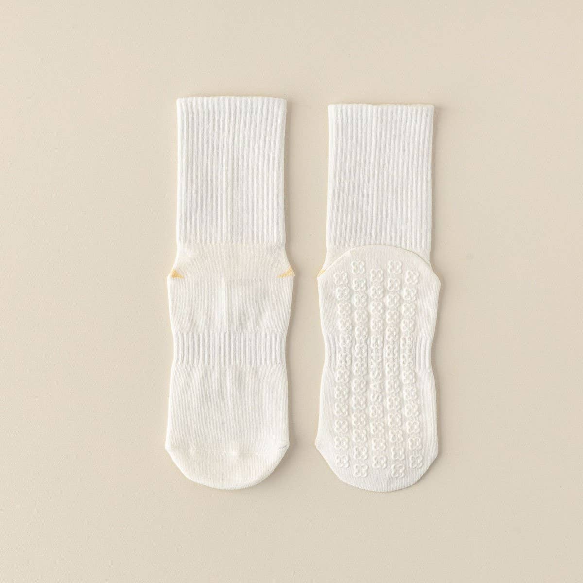 SPORTS NON-SLIP COLOR MATCHING YOGA MID-TUBE SOCKS_CWMS1359