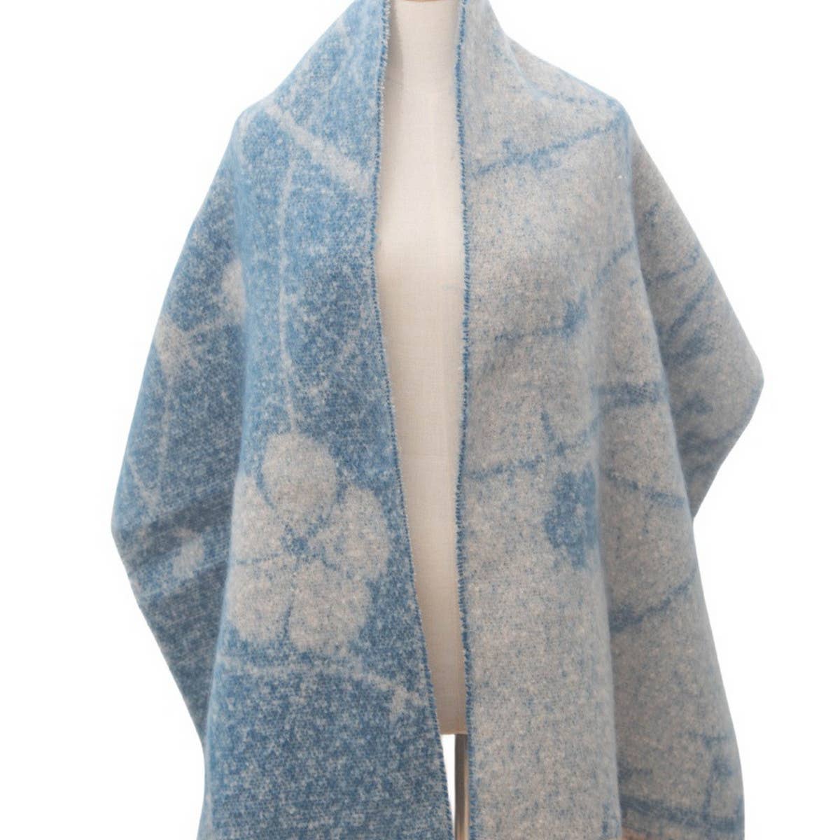 Women's Floral Jacquard Shawl Scarf