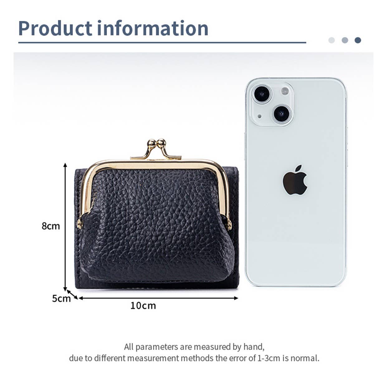 Mini Leather Tri-Fold Purse ? Large Capacity_CUAB00379