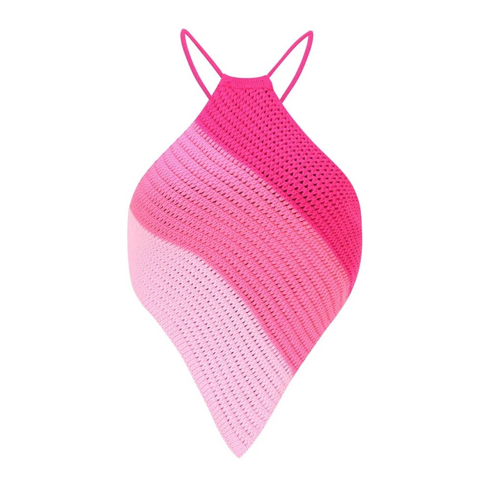 SEXY STRAPPY HALTER TOP WITH STRAPLESS TOP