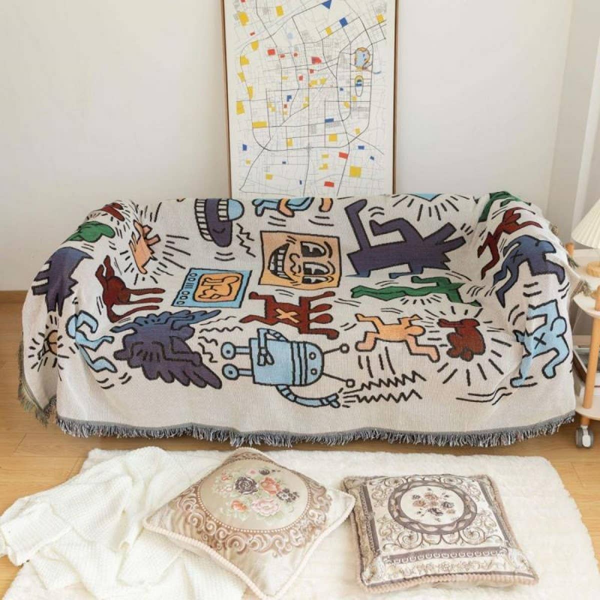 Sofa Dust Cover Blanket for Home & Decor_CWMM9648