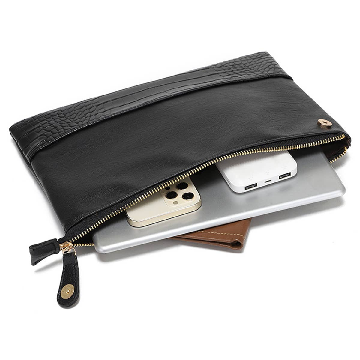 CROCODILE PATTERN HANDBAG SHOULDER BAG_CWAB1467