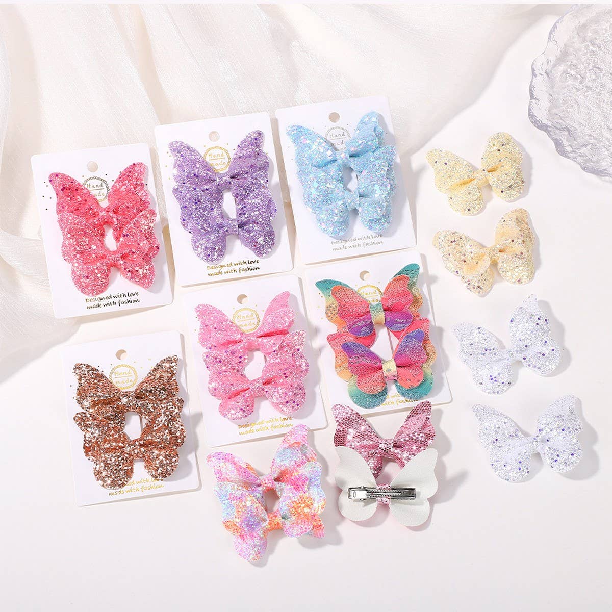 3D Gradient Glitter Bow Baby Hair Clip_CWAHA6755