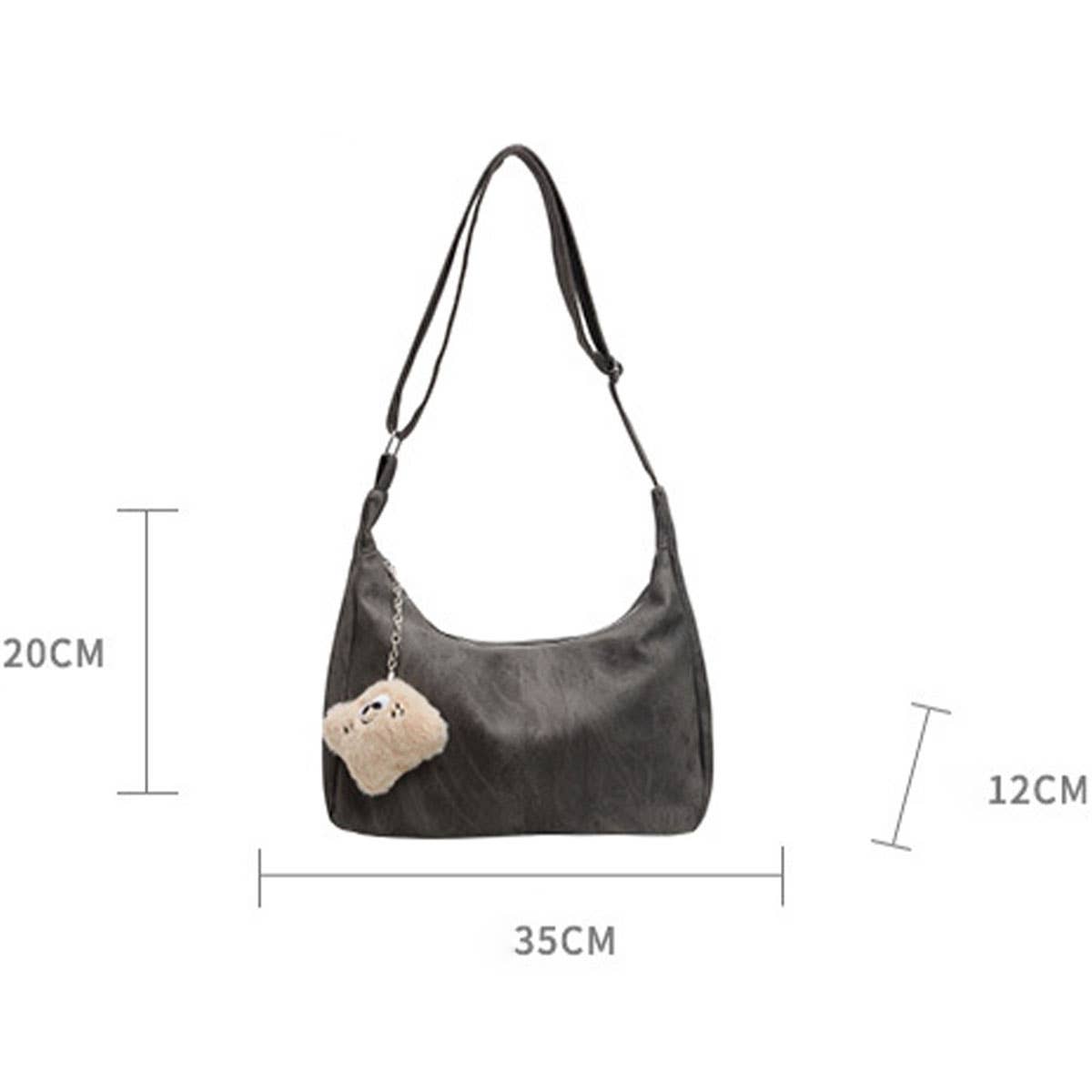 Fashionable large-capacity retro tote bag