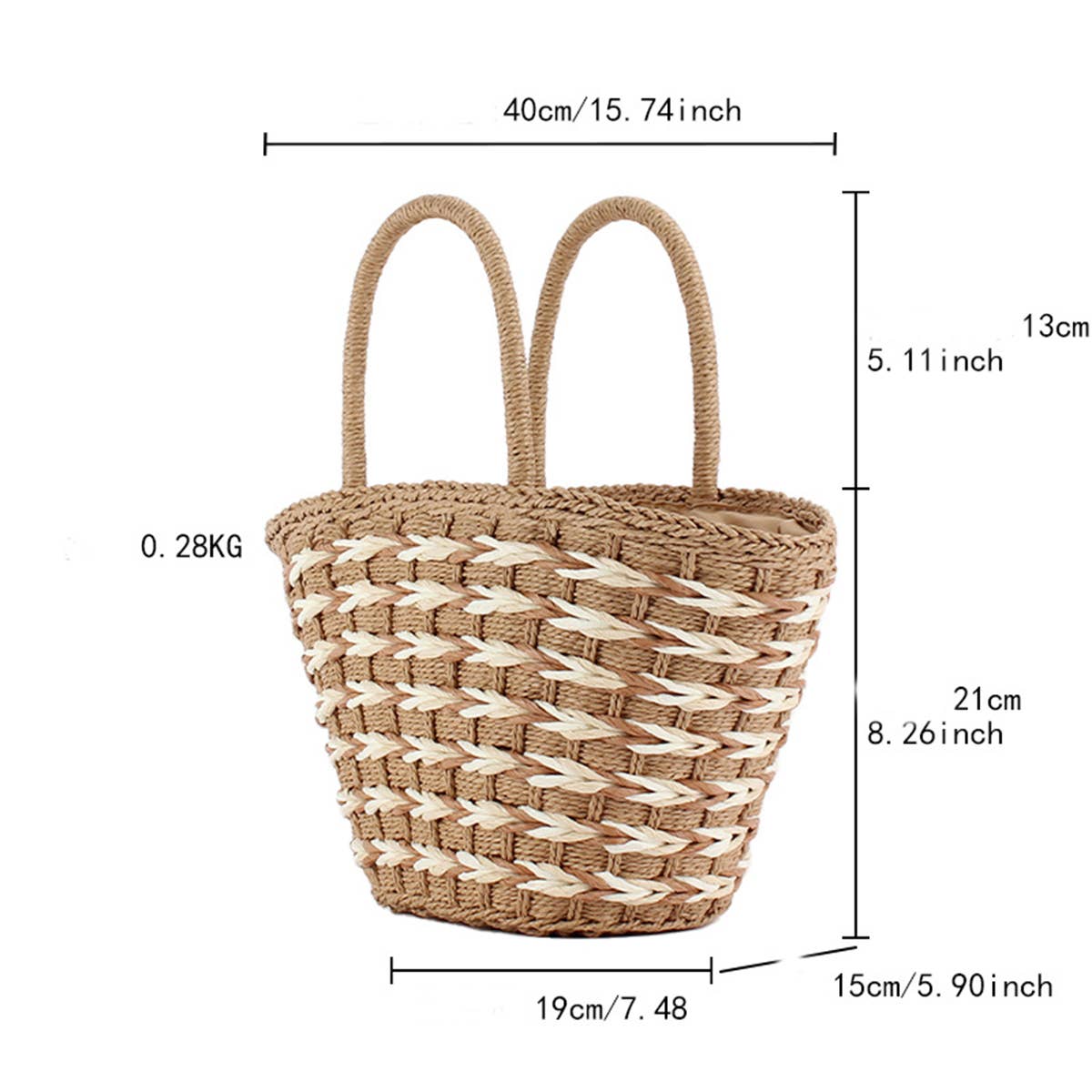 POPULAR SUMMER PORTABLE LARGE-CAPACITY STRAW BAG_CWAB2100
