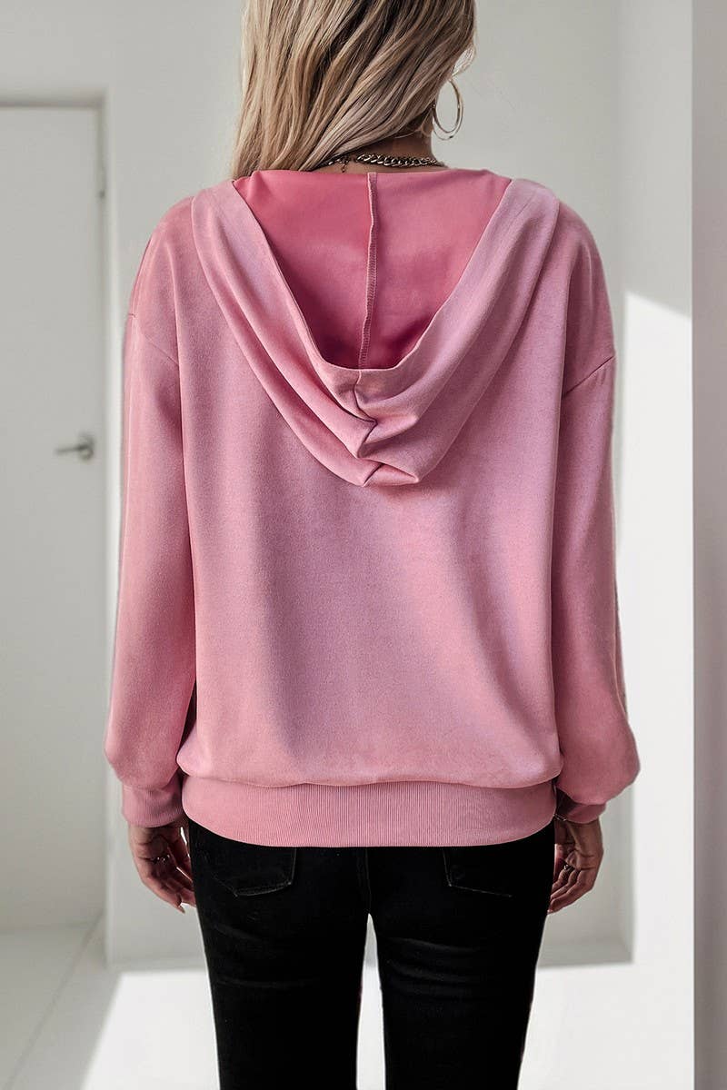 CWOHOL1101_NEW VALENTINE'S DAY SWEATSHIRT ZIPPER HOODIE