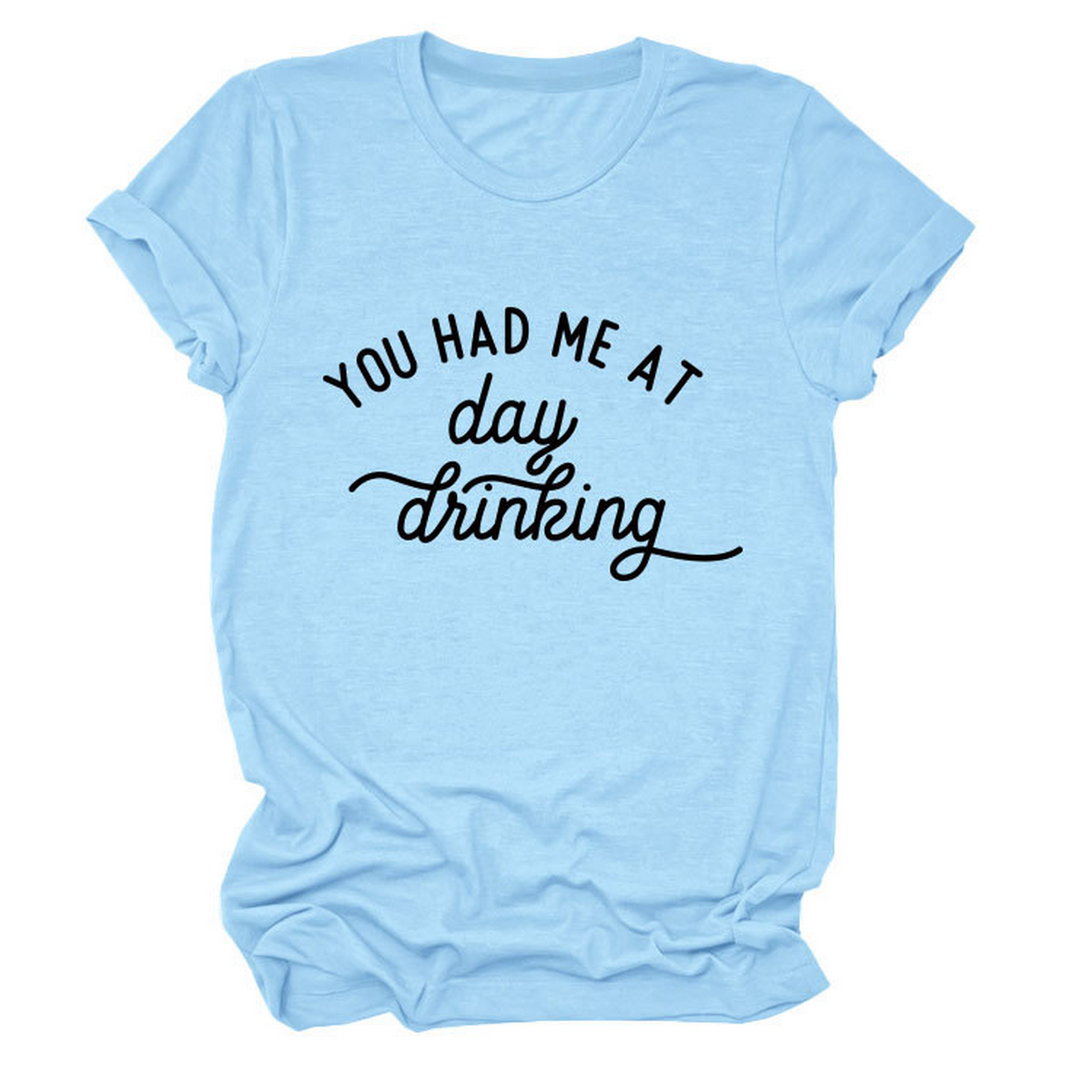 Women??¢s Summer Tee Day Drinking Quote Shirt_CWTTSL0491