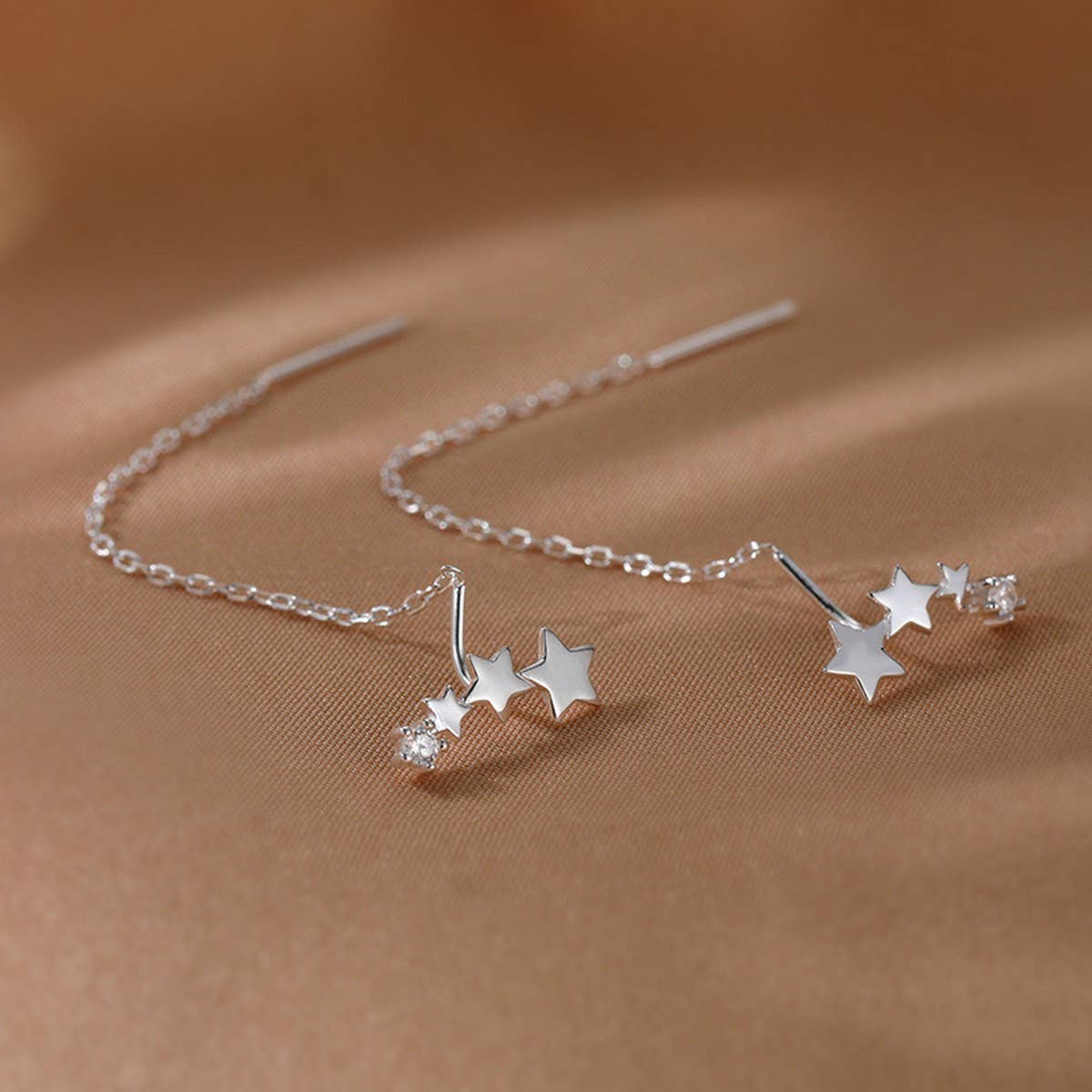 STAR SIMPLE FASHION LONG TASSEL EARRINGS_CWAJE2004