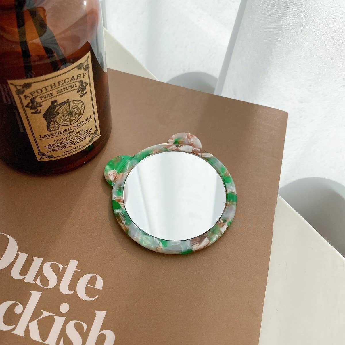 Cute Animal Acetate Mini Makeup Mirror, Portable