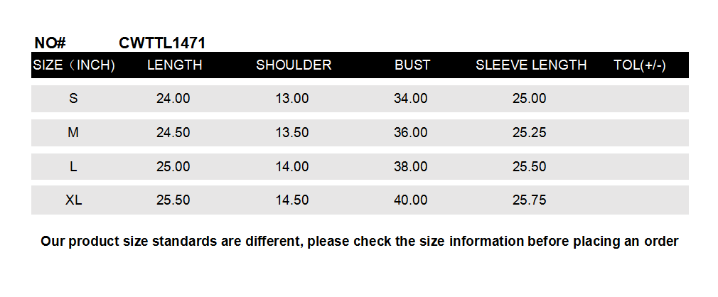 Cwttl1471_Casual Loose Fit Long Sleeve Tops