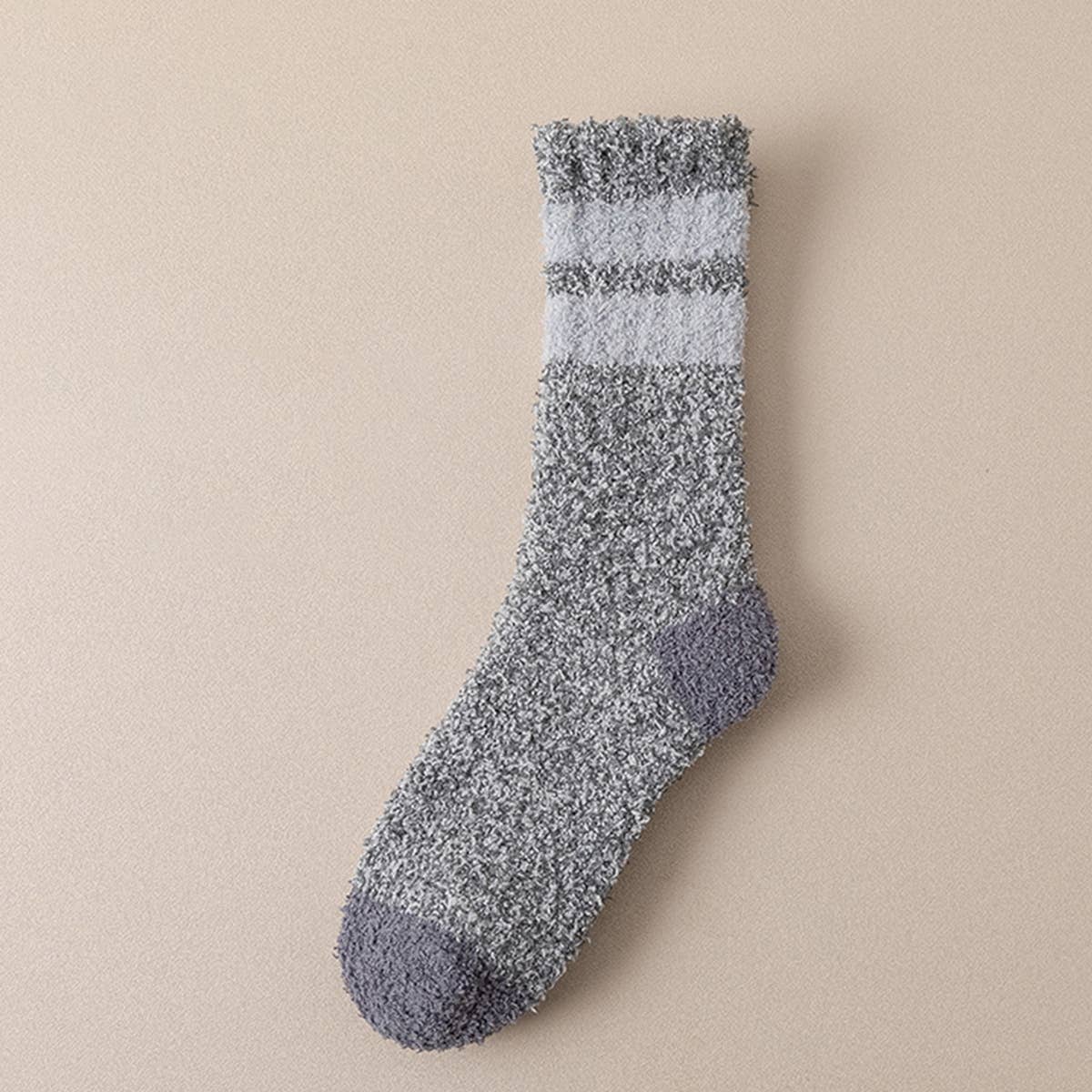 AUTUMN AND WINTER MID-LENGTH THICK FLEECE SOCKS_CWMS0772