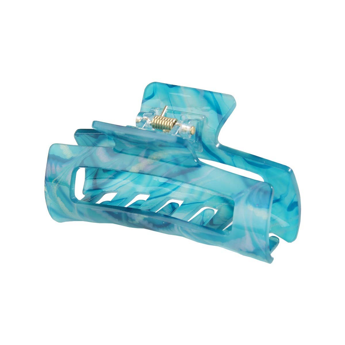 CWAHA07434_ACETAATE RECTANGLE HAIR CLAW CLIP 8.2CM
