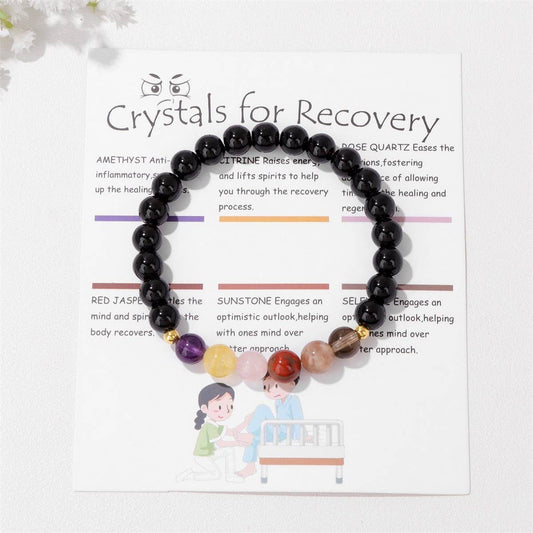 CWAJE4301_HEALING NATURAL STONE COLORFUL ELASTIC BRACELET