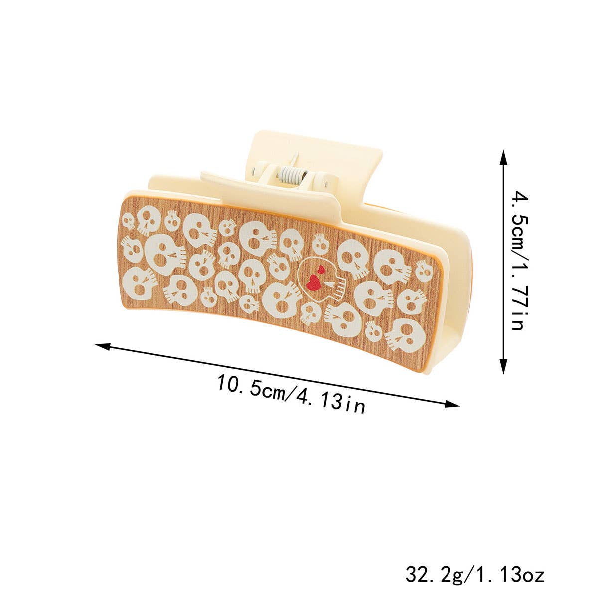 VINTAGE DARK LEATHER VINTAGE DARK LEATHER HAIRCLIP