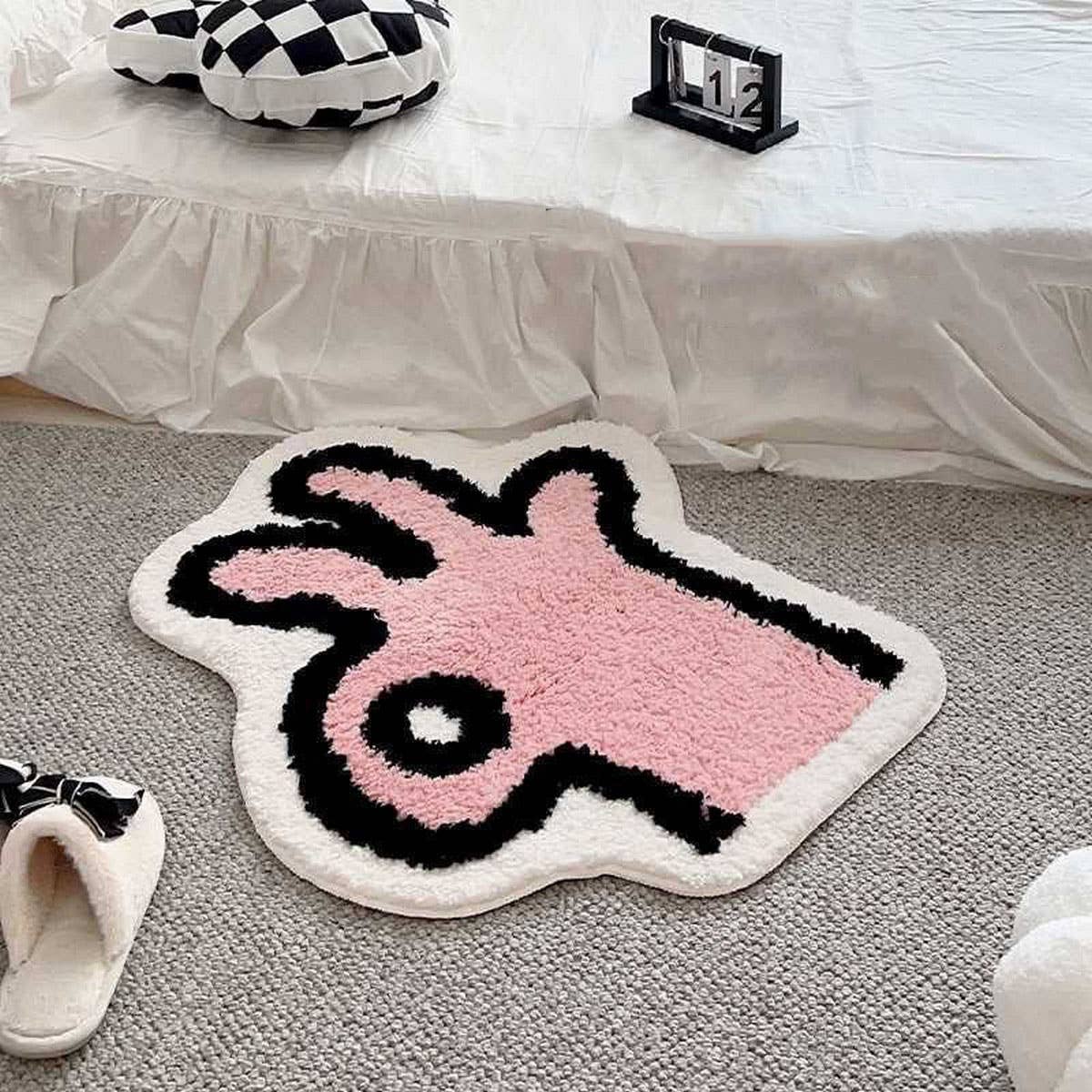 Cute Living Room Rug, Cozy Cat Vibes Bedside Mat£ßCWMM7392