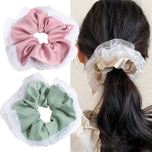 HIGH-END RETRO LACE HAIR TIE