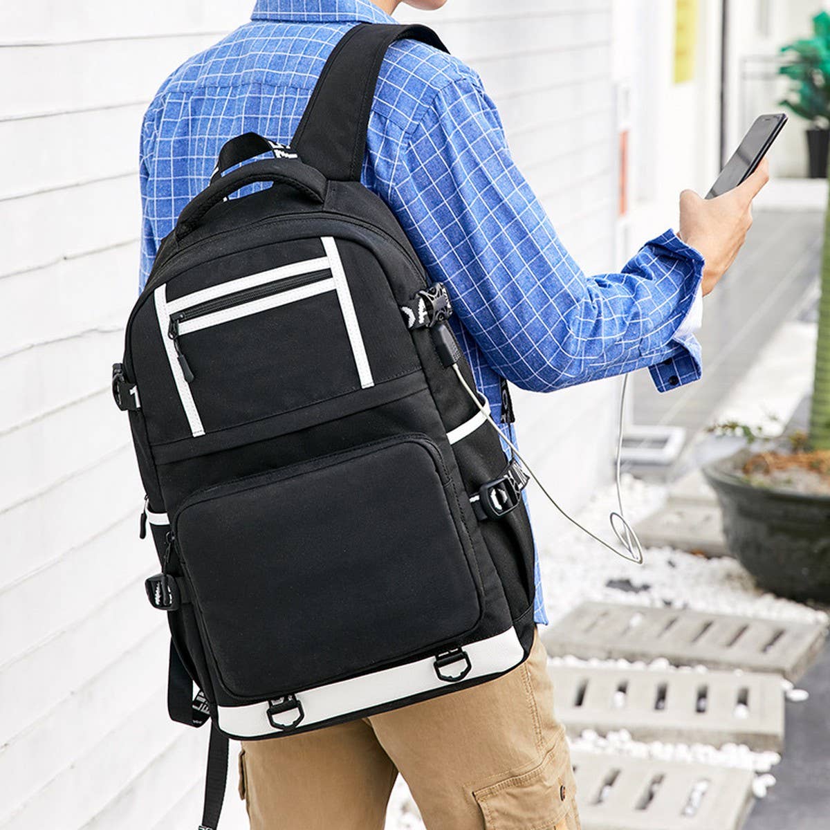 Boys??Backpacks for School ??Waterproof Oxford Bag_CWAB5389