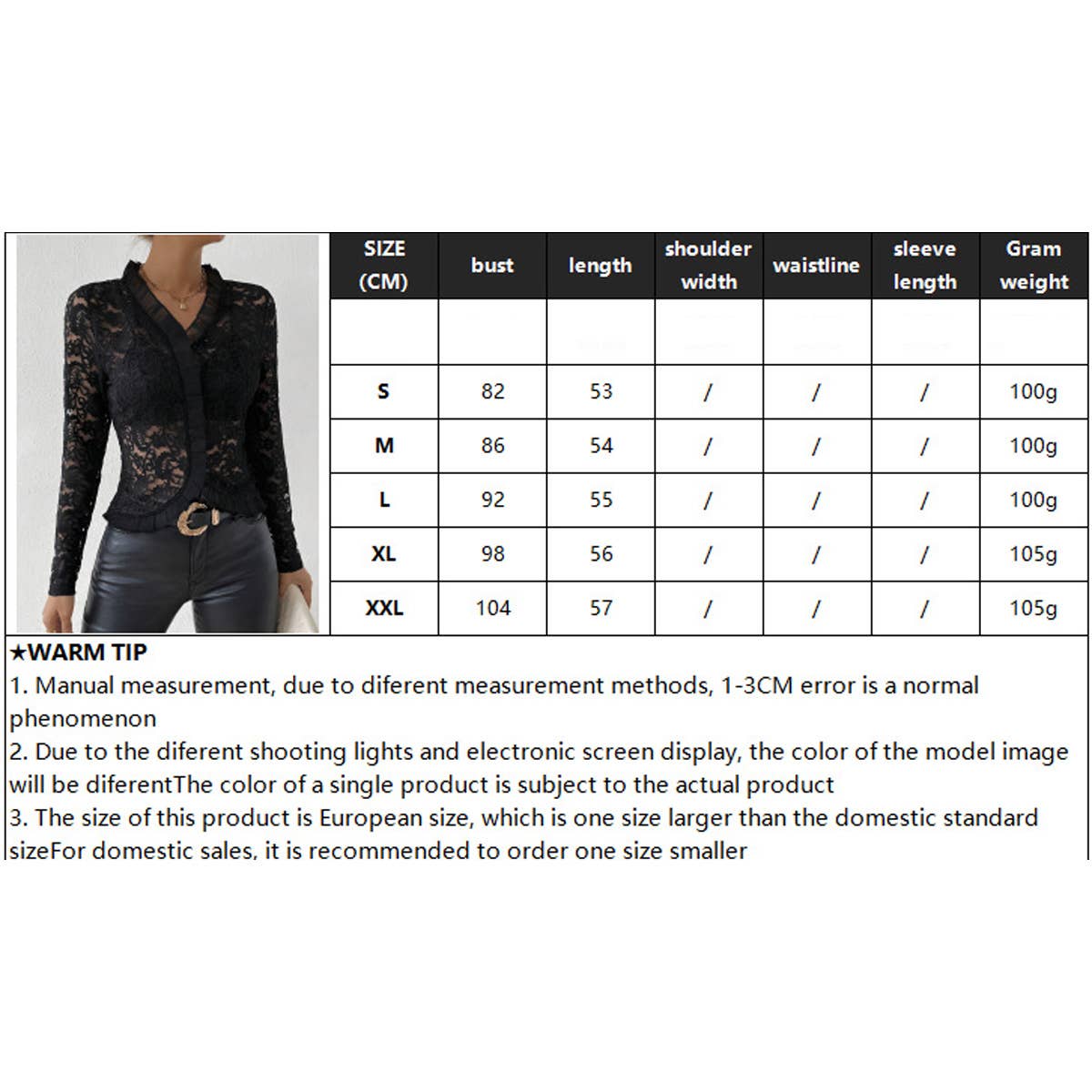 Ruffled single-layer cashew flower lace T-shirt