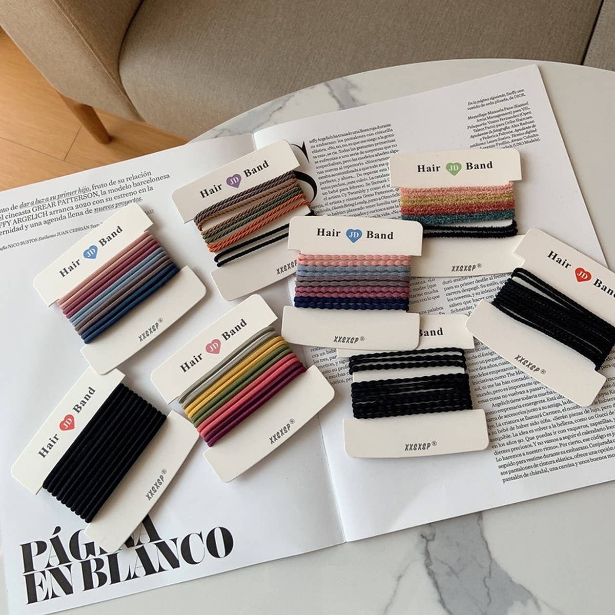 10-PACK OF SIMPLE AND VERSATILE HAIR SCRUNCHIES_CWAHA2732