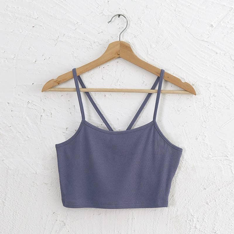 KNIT HALTER VEST WITH ALL THE STRAPS