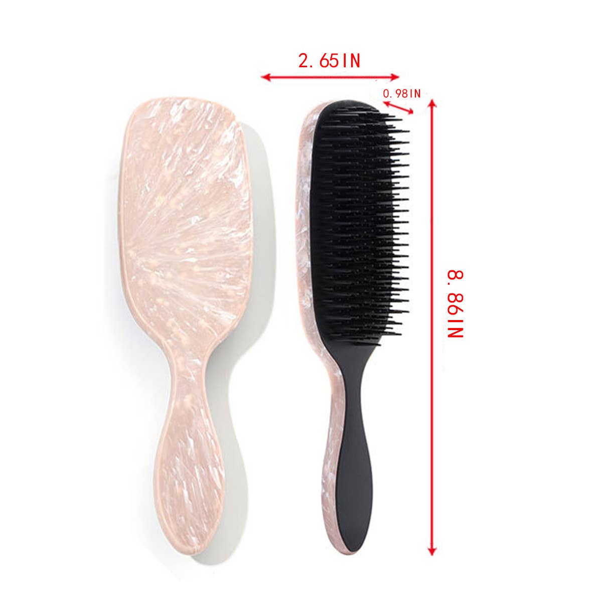 NEW HANDLE MASSAGE SCALP HAIR SMOOTHING COMB