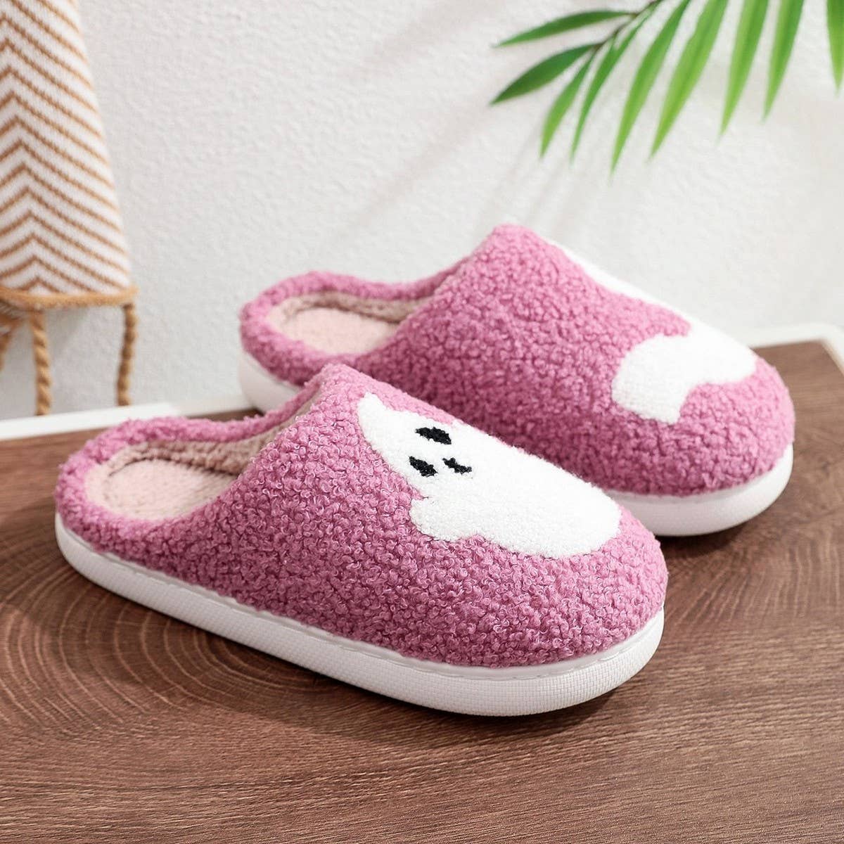 HALLOWEEN GHOST CUTE CARTOON COTTON SLIPPERS