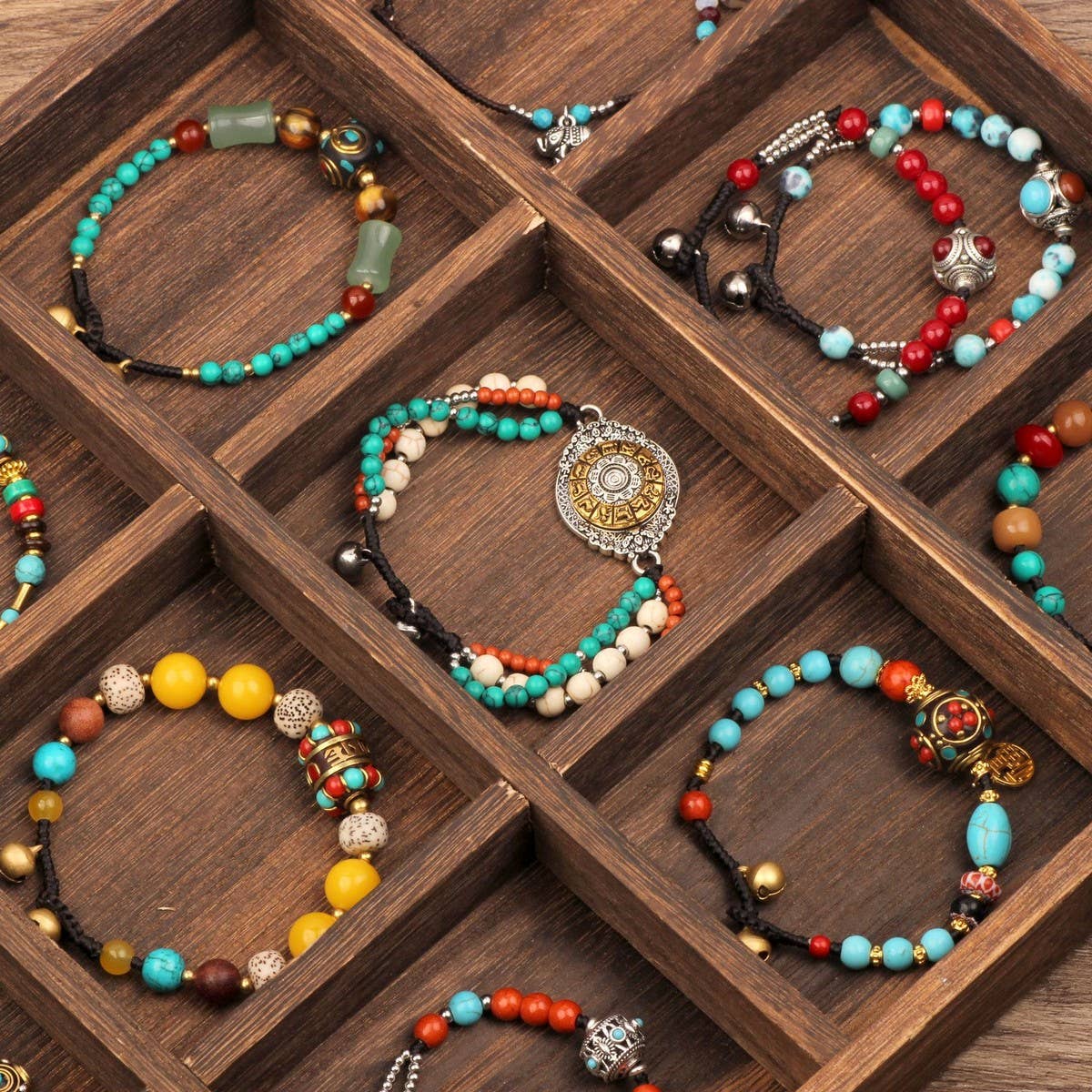 ETHNIC RETRO PERSONALITY NICHE BRAIDED BRACELET