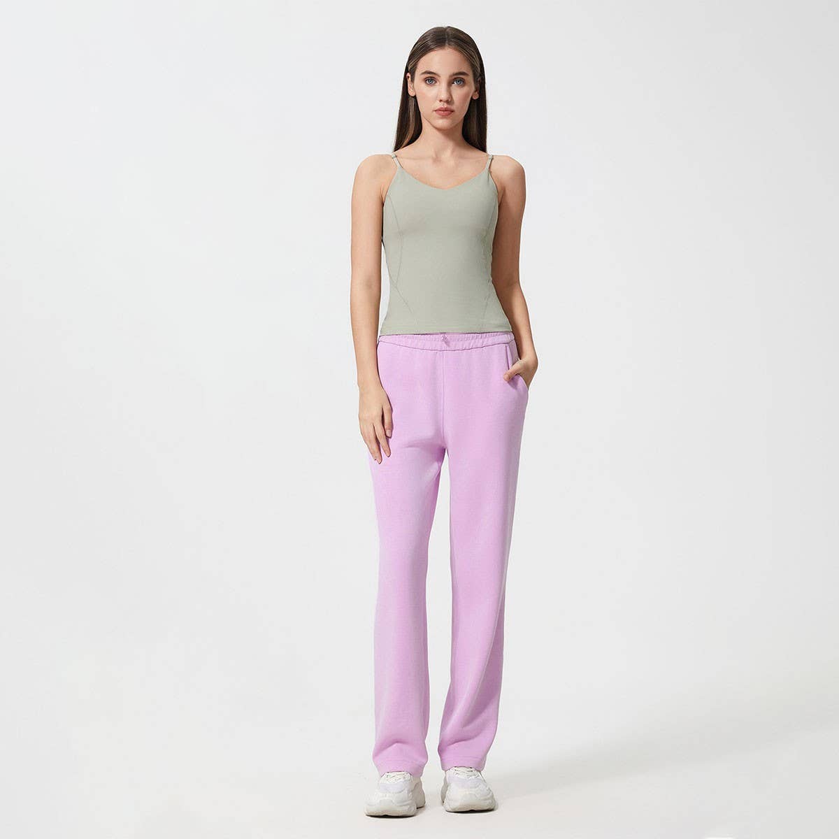 Women's Air Layer Wide-Leg Yoga Jogger Pants