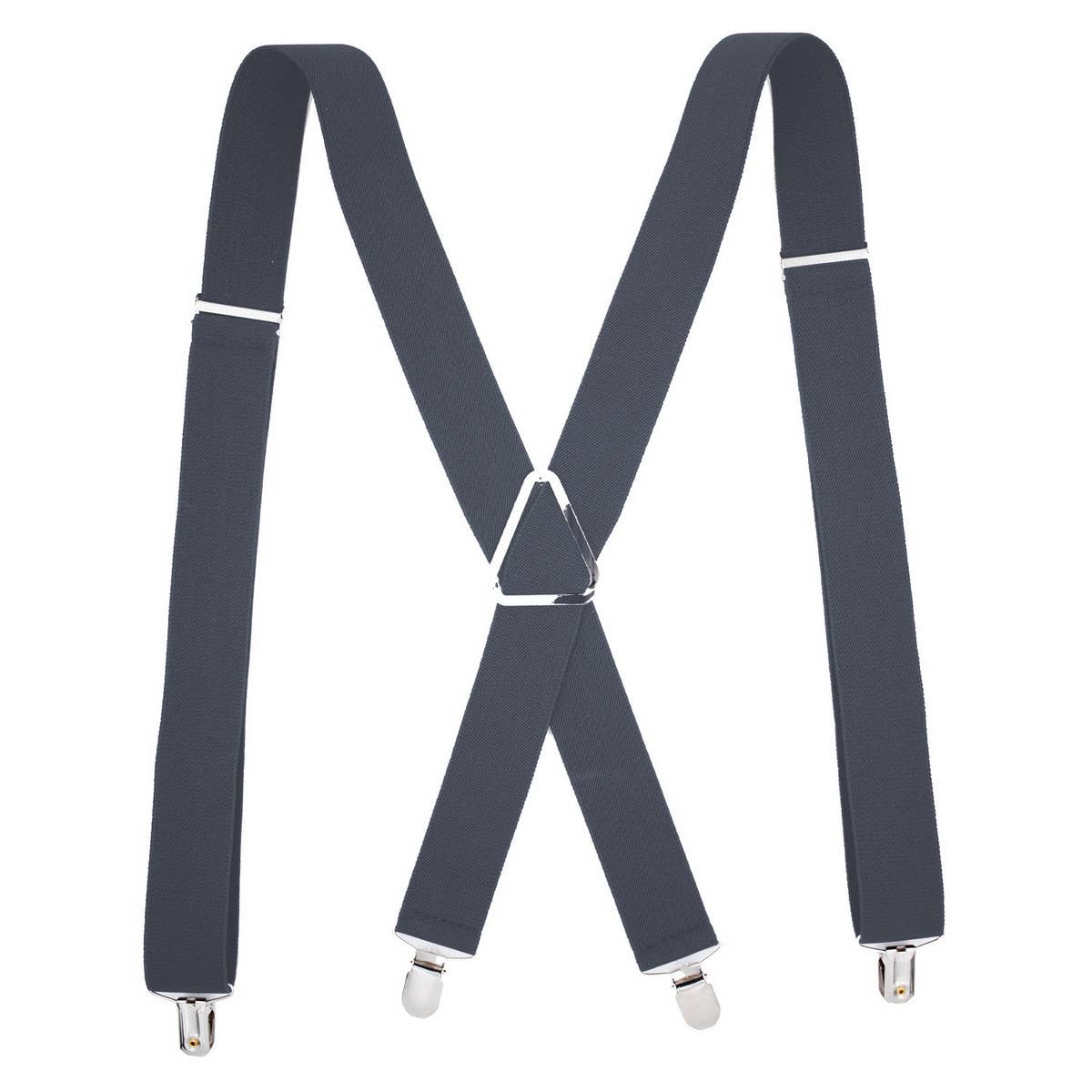 SOLID COLOR ELASTIC ADULT SUSPENDER CLIP_CWMM1110