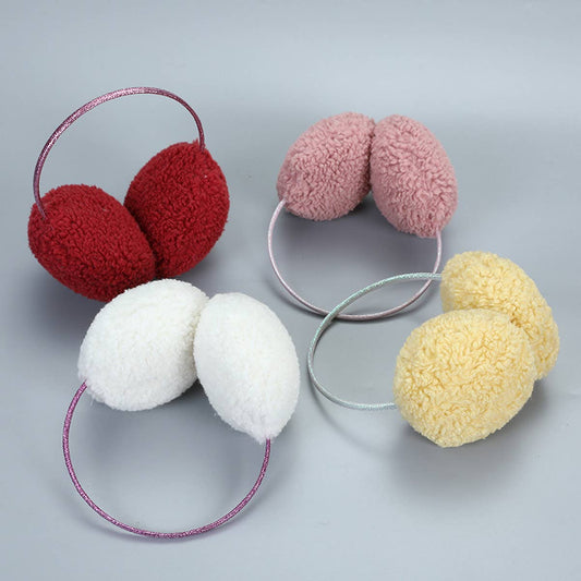 CUTE SOLID COLOR WARM EARMUFFS