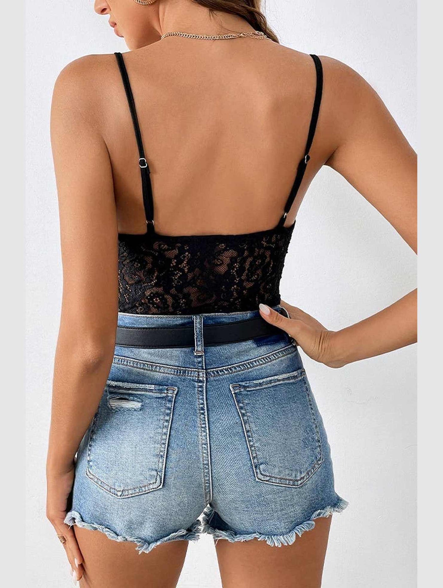 BLACK GAUZE PERSPECTIVE JUMPSUITS_CWSJS0409