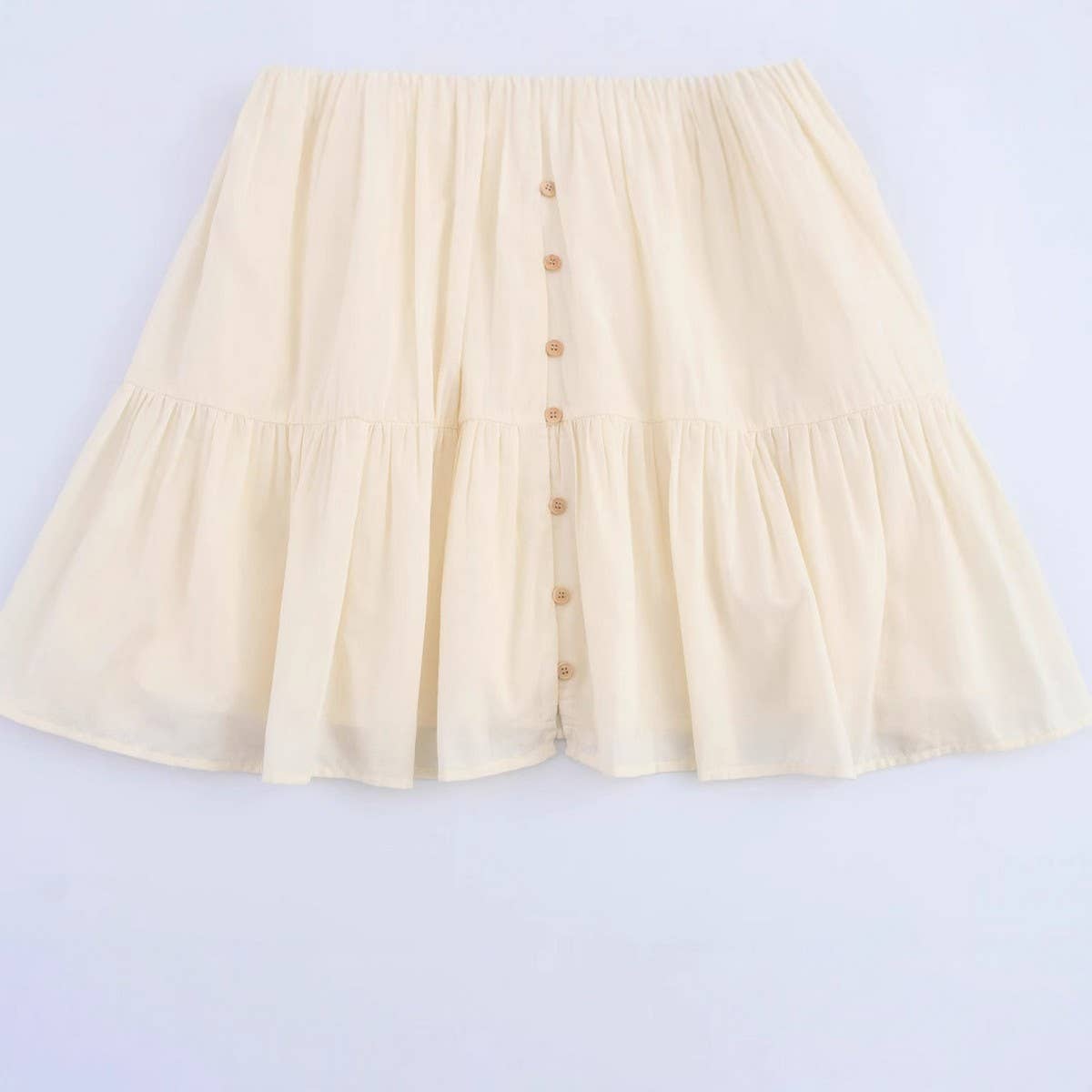 Floral Embroidery MiniDress with Drawstring Cutout