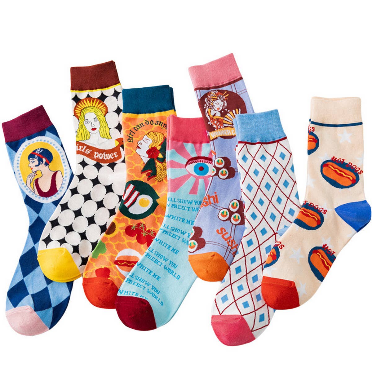 FASHIONABLE SOCKS, PERSONALIZED SOCKS